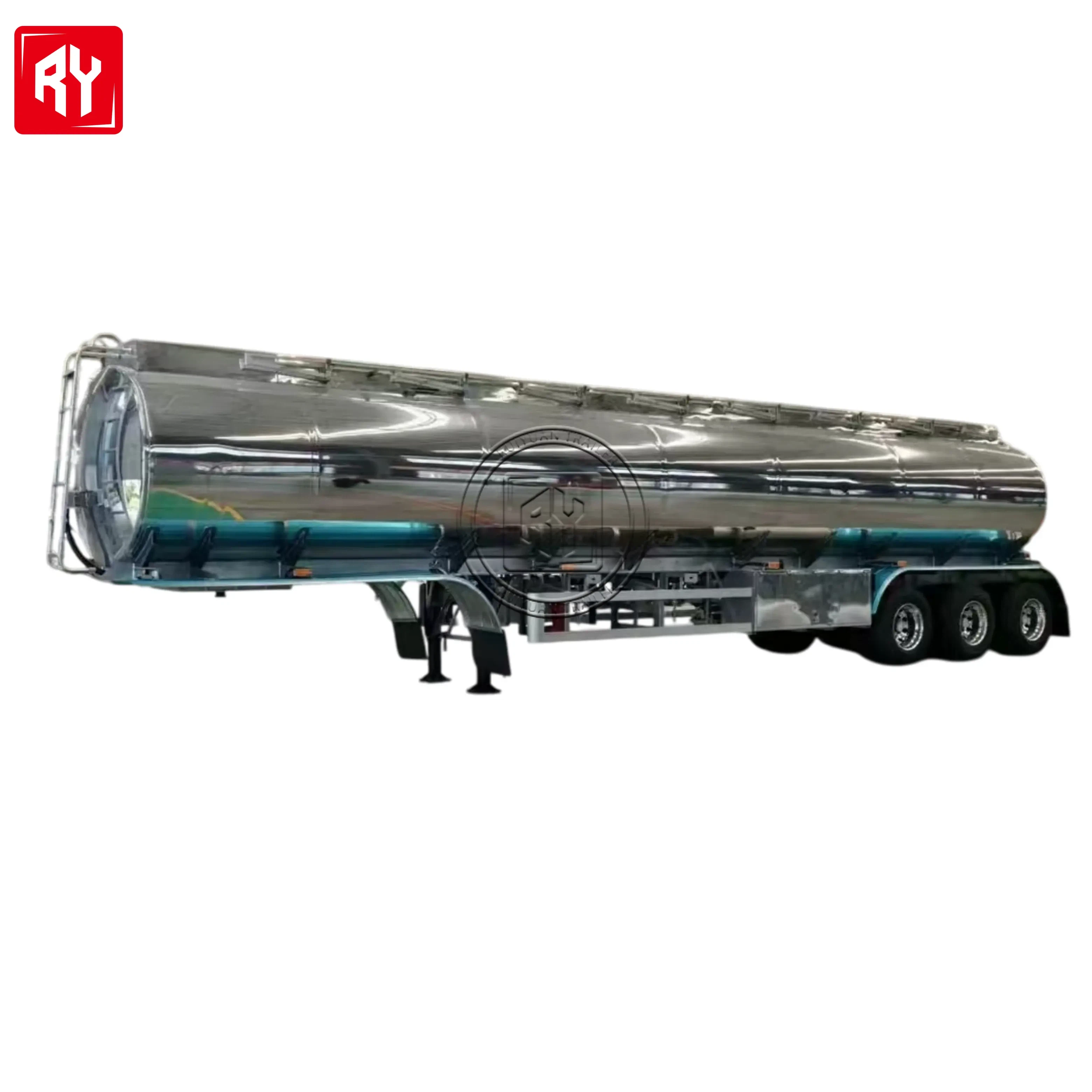 42cbm نیمه تانکر تانکر آلومینیوم نیمه تریلر نیمه تریلر